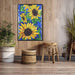 Line Art Sunflower #236 - Kanvah