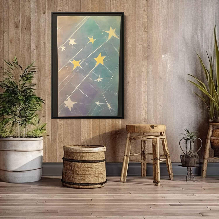 Pastel Bauhaus Stars #223 - Kanvah