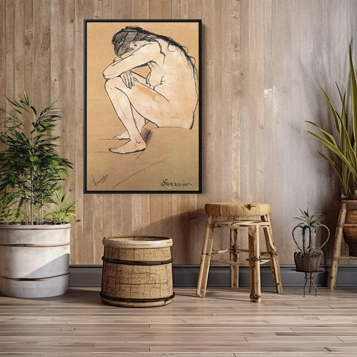 Sorrow by Vincent van Gogh - Canvas Artwork