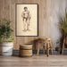 Standing Male Nude Seen from the Front by Vincent van Gogh - Canvas Artwork