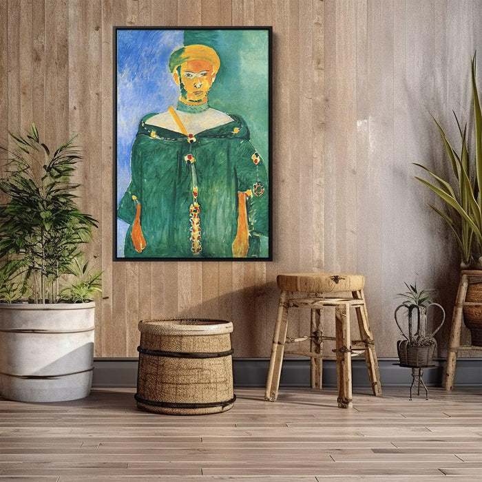 Standing Moroccan in Green (Standing Riffian) by Henri Matisse - Canvas Artwork