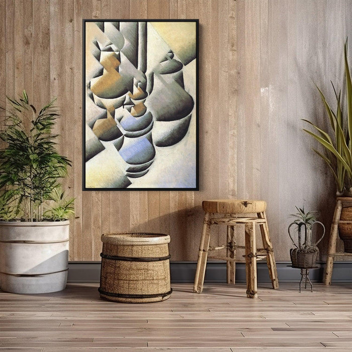 Still Life with Oil Lamp by Juan Gris - Canvas Artwork