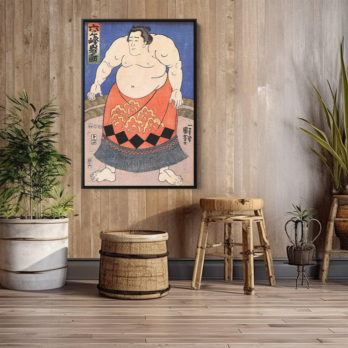 The sumo wrestler by Utagawa Kuniyoshi - Canvas Artwork