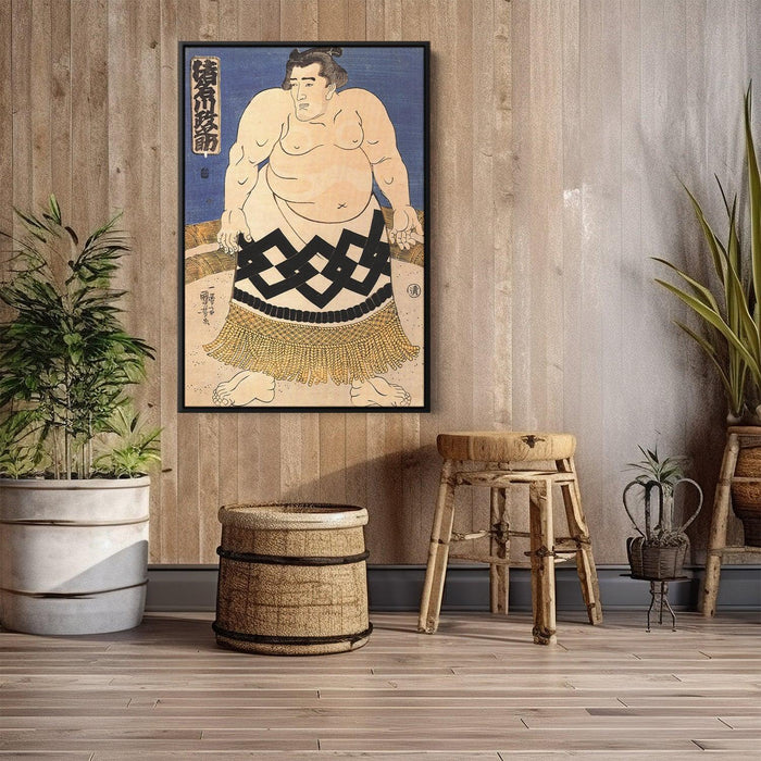 The sumo wrestler by Utagawa Kuniyoshi - Canvas Artwork