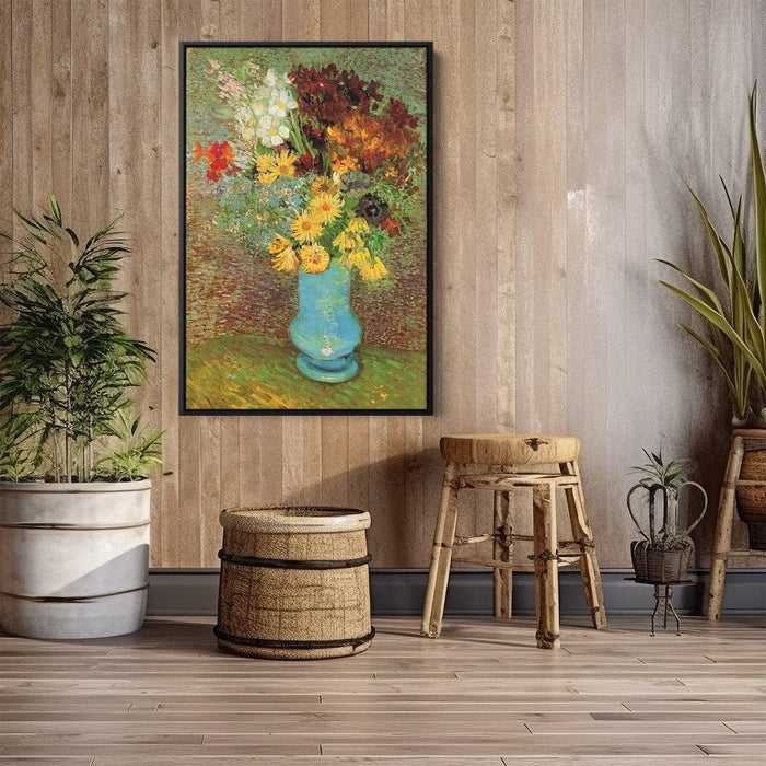 Vase with Daisies and Anemones by Vincent van Gogh - Canvas Artwork