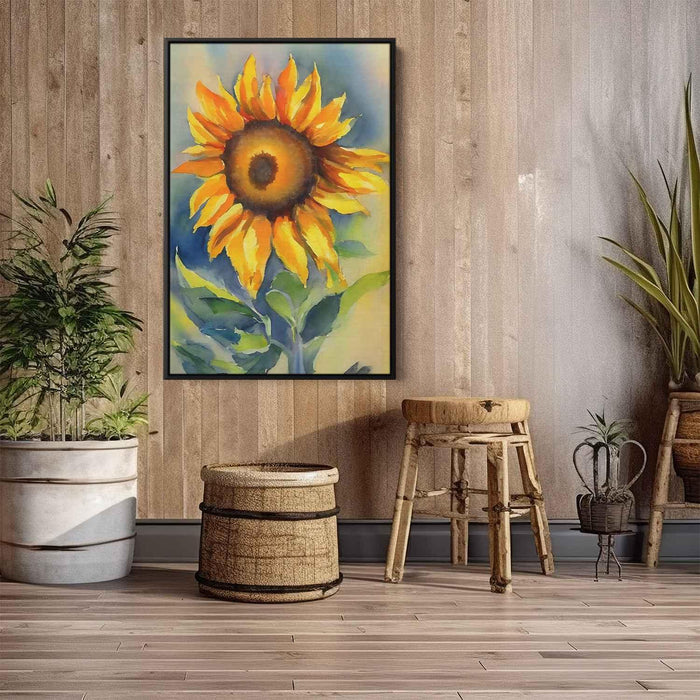 Watercolor Sunflower #203 - Kanvah