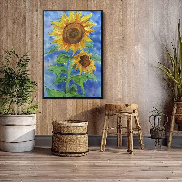 Watercolor Sunflower #207 - Kanvah