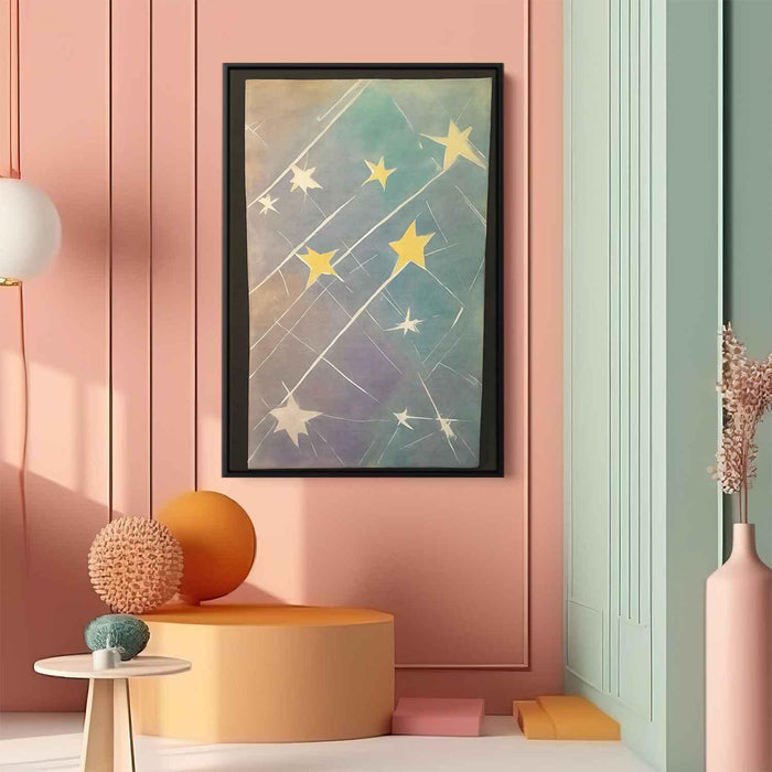 Pastel Bauhaus Stars #223 - Kanvah