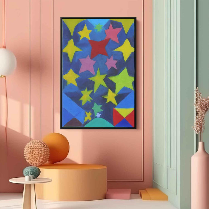 Pastel Bauhaus Stars #226 - Kanvah