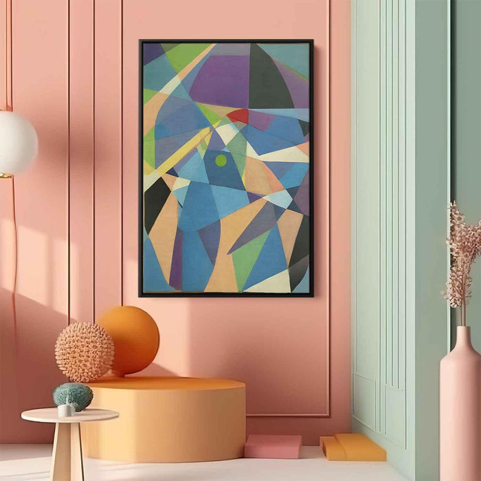 Pastel Bauhaus Triangles #209 - Kanvah