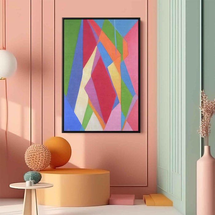 Pastel Bauhaus Triangles #229 - Kanvah