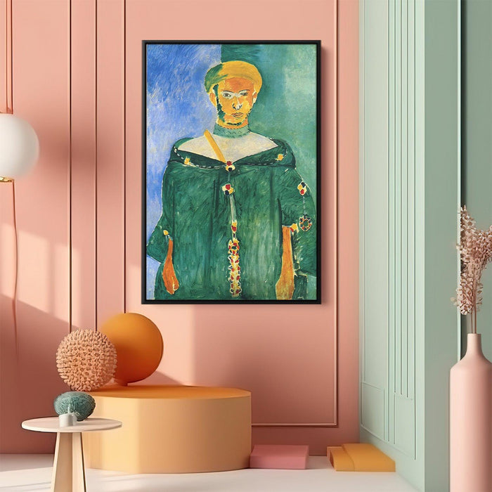 Standing Moroccan in Green (Standing Riffian) by Henri Matisse - Canvas Artwork