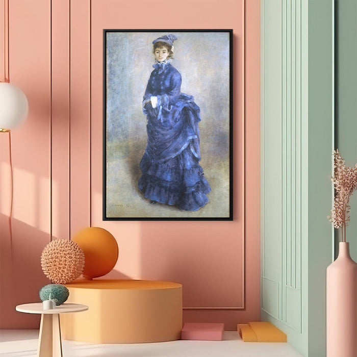 The Blue Lady by Pierre-Auguste Renoir - Canvas Artwork