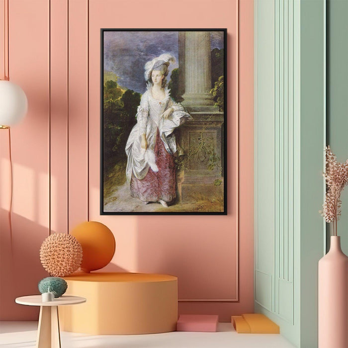 The Honorable Mrs. Graham by Thomas Gainsborough - Canvas Artwork