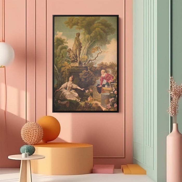 The Progress of Love by Jean-Honore Fragonard - Canvas Artwork