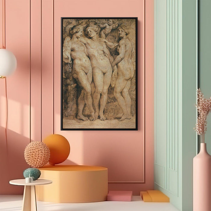 The Three Graces by Peter Paul Rubens - Canvas Artwork