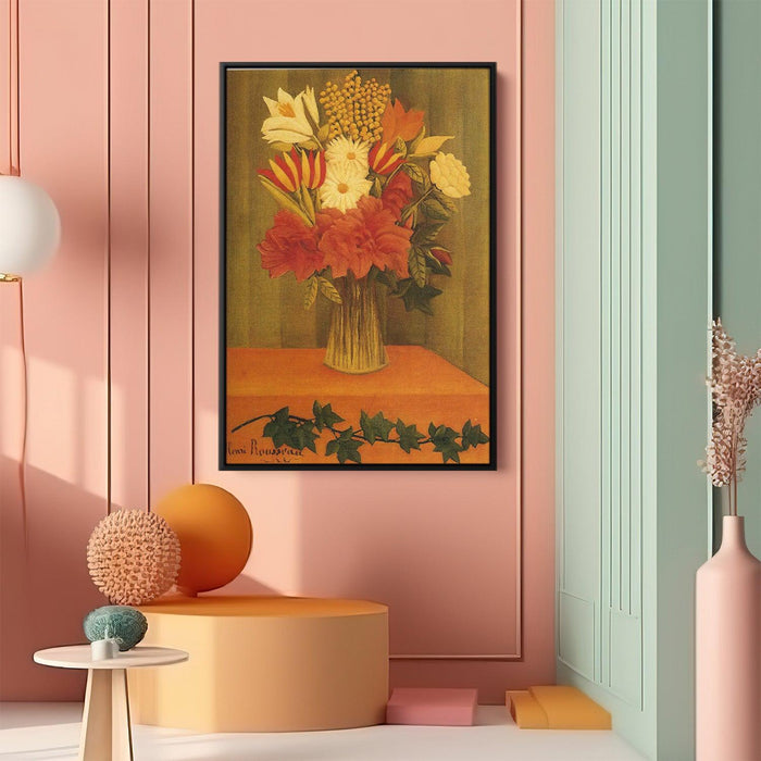 Vase of Flowers by Henri Rousseau - Canvas Artwork