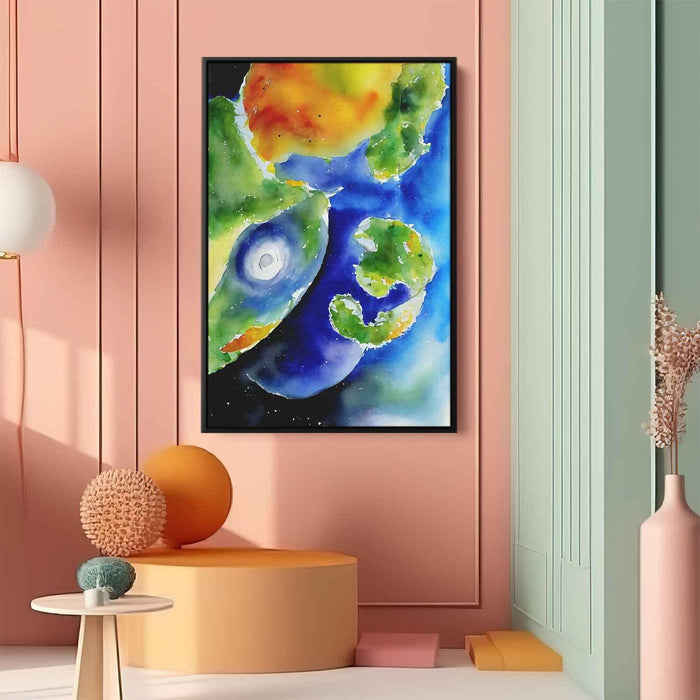 Watercolor Planets #203 - Kanvah