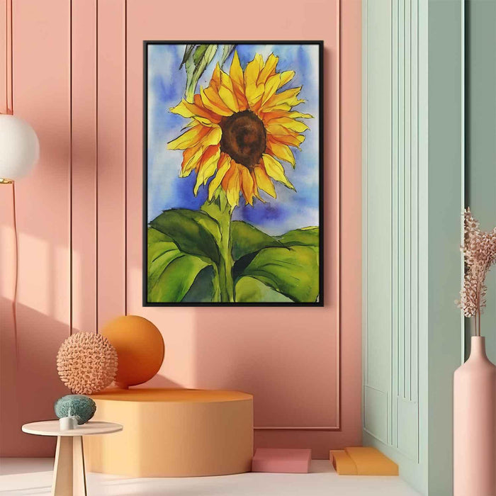 Watercolor Sunflower #236 - Kanvah