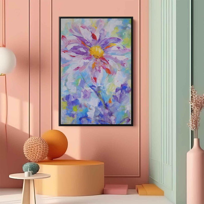 White Abstract Flower #205 - Kanvah