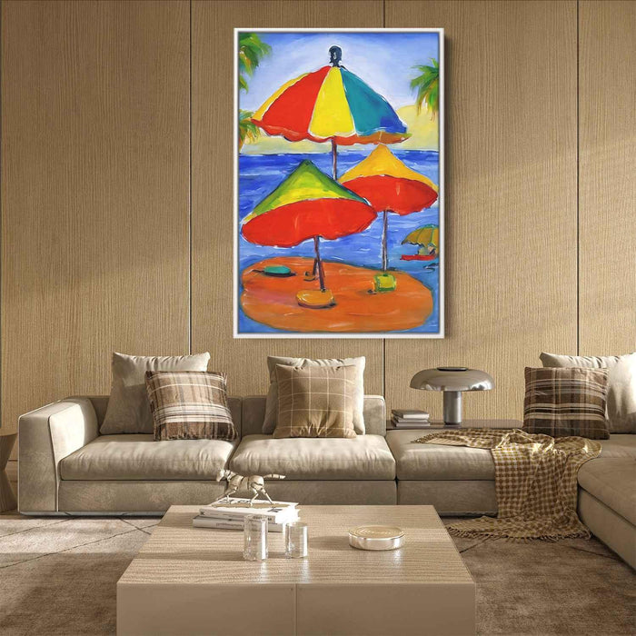 Abstract Beach Umbrellas #233 - Kanvah