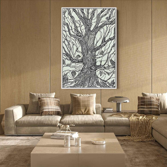 Line Art Tree #234 - Kanvah