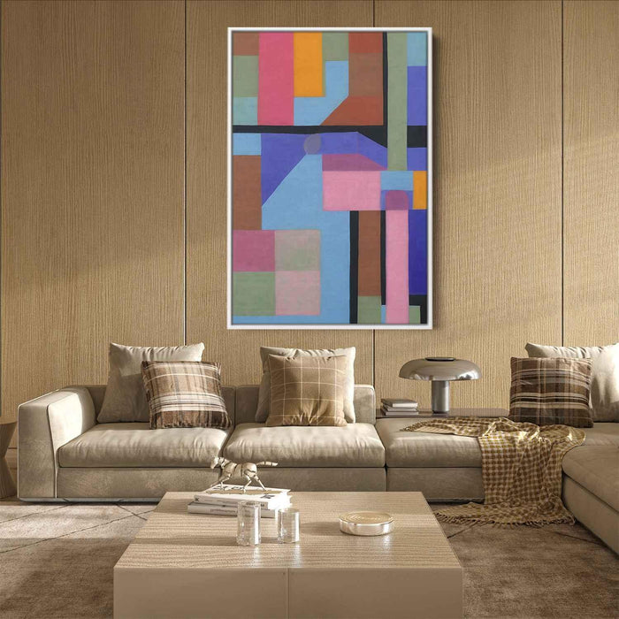 Pastel Bauhaus Squares #229 - Kanvah