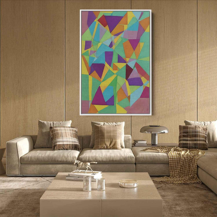 Pastel Bauhaus Triangles #226 - Kanvah