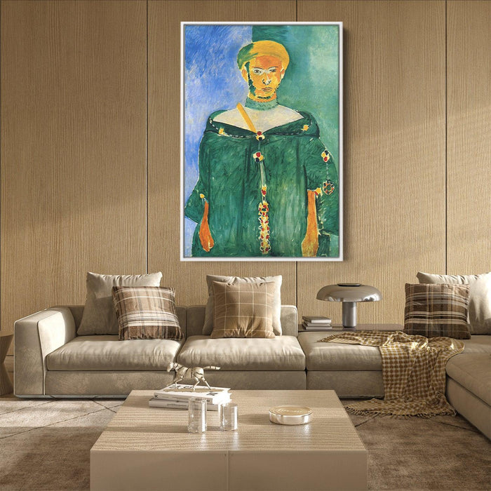 Standing Moroccan in Green (Standing Riffian) by Henri Matisse - Canvas Artwork