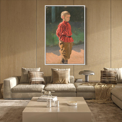 Study of boy by Nicholas Roerich - Canvas Artwork