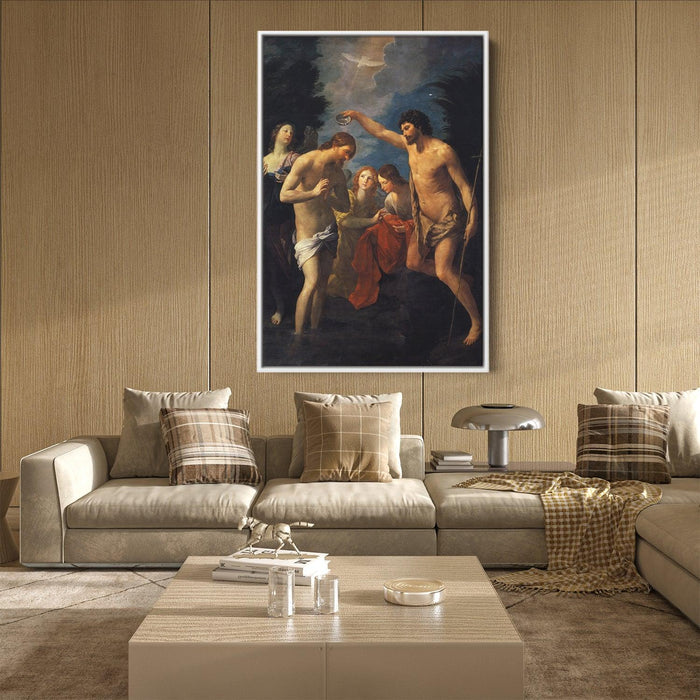 The Baptism of Christ by Guido Reni - Canvas Artwork