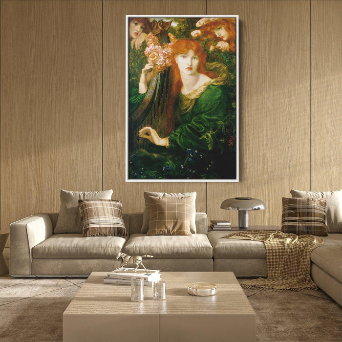 The Garland by Dante Gabriel Rossetti - Canvas Artwork