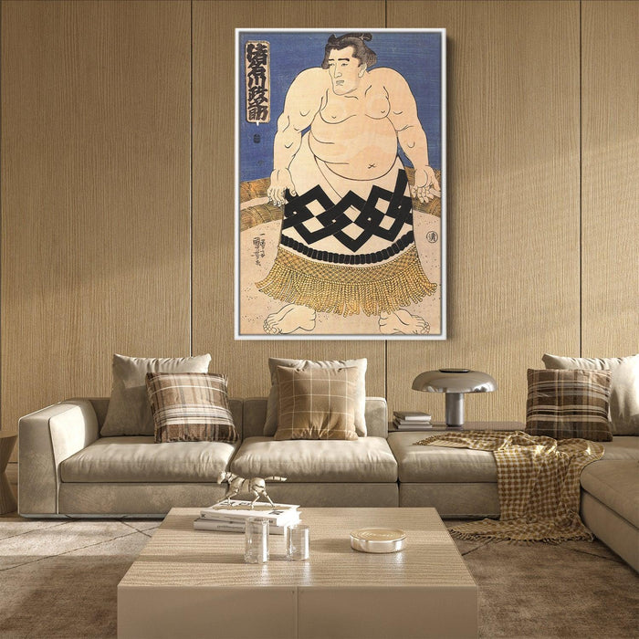 The sumo wrestler by Utagawa Kuniyoshi - Canvas Artwork