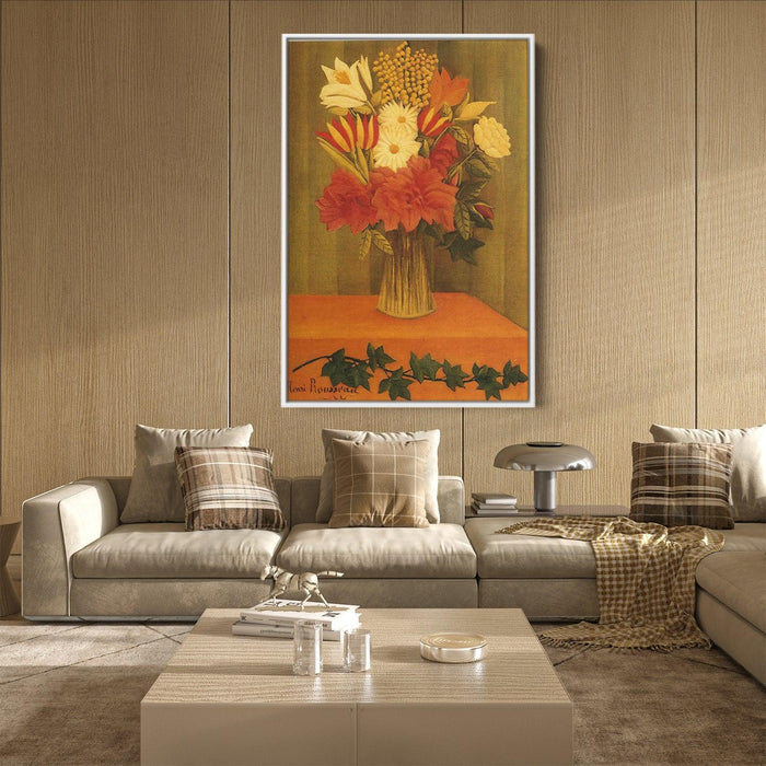 Vase of Flowers by Henri Rousseau - Canvas Artwork