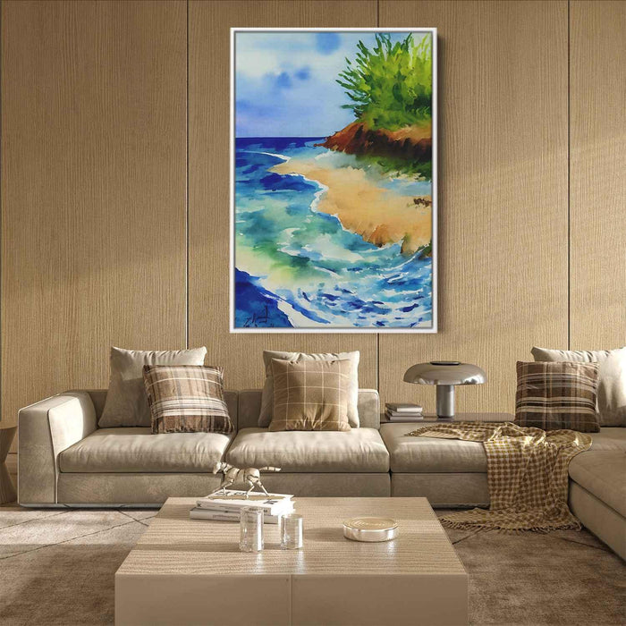Watercolor Beach #223 - Kanvah