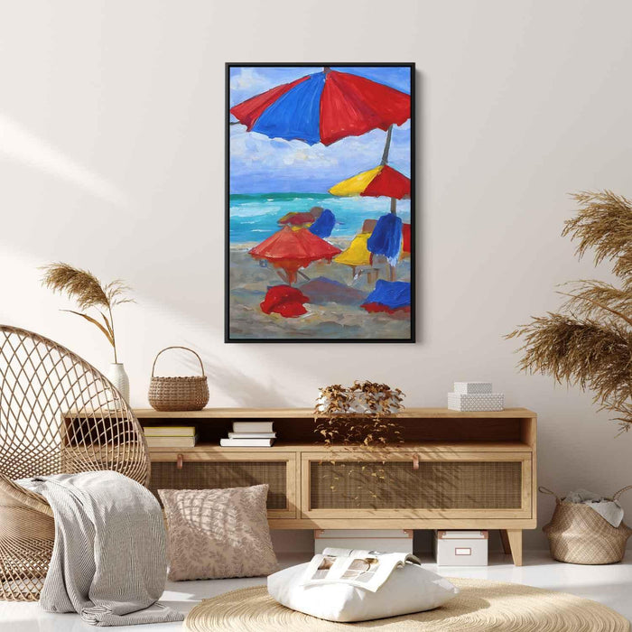 Abstract Beach Umbrellas #223 - Kanvah