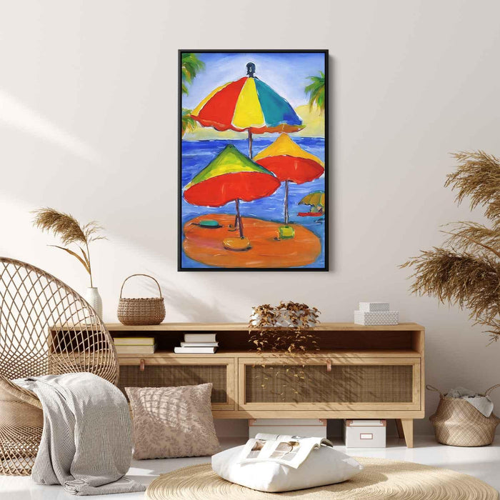 Abstract Beach Umbrellas #233 - Kanvah