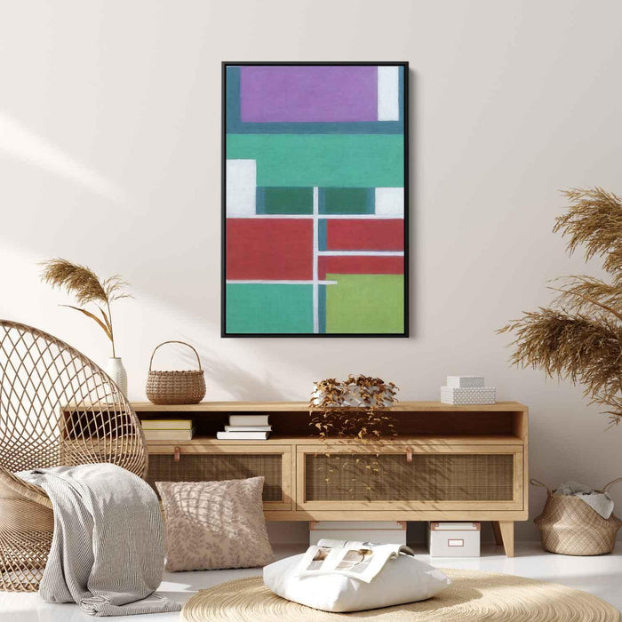 Pastel Bauhaus Squares #207 - Kanvah