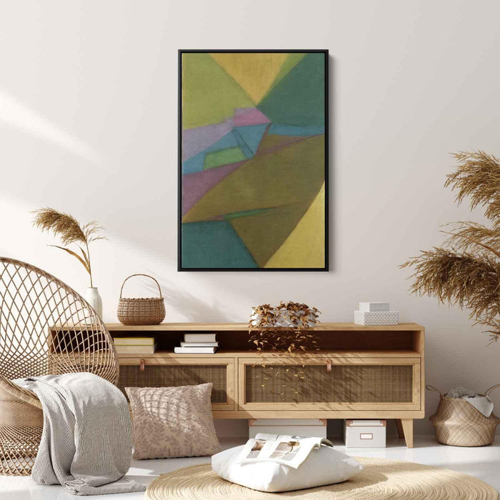 Pastel Bauhaus Triangles #203 - Kanvah