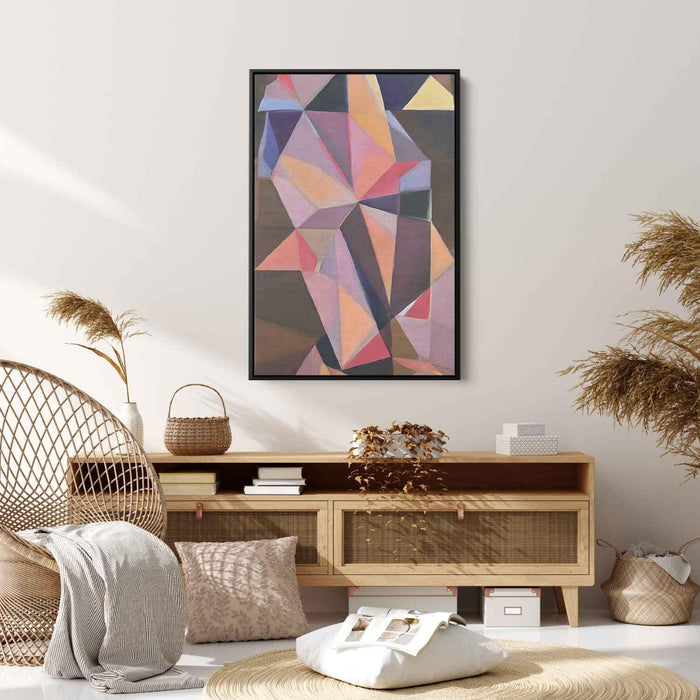 Pastel Bauhaus Triangles #220 - Kanvah