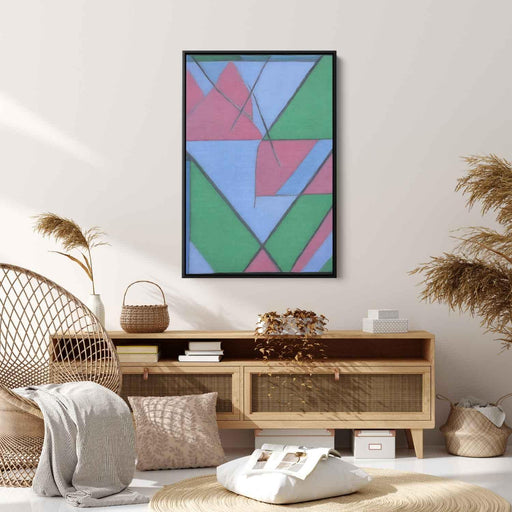 Pastel Bauhaus Triangles #223 - Kanvah