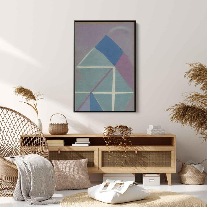 Pastel Bauhaus Triangles #233 - Kanvah