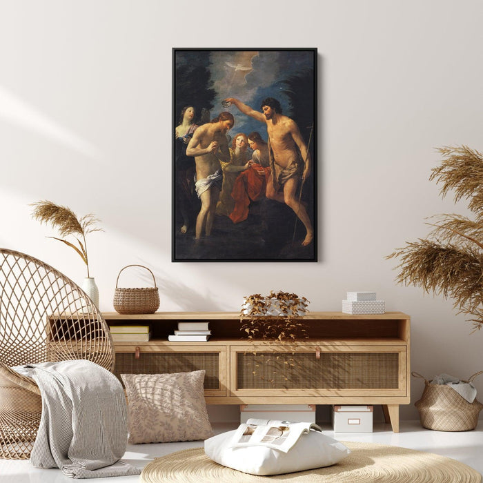 The Baptism of Christ by Guido Reni - Canvas Artwork