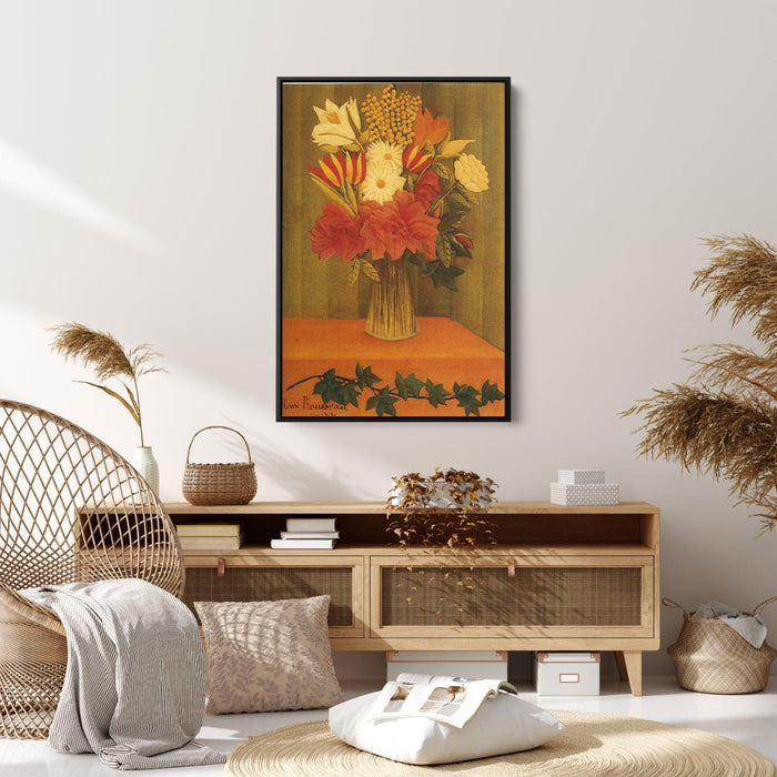 Vase of Flowers by Henri Rousseau - Canvas Artwork