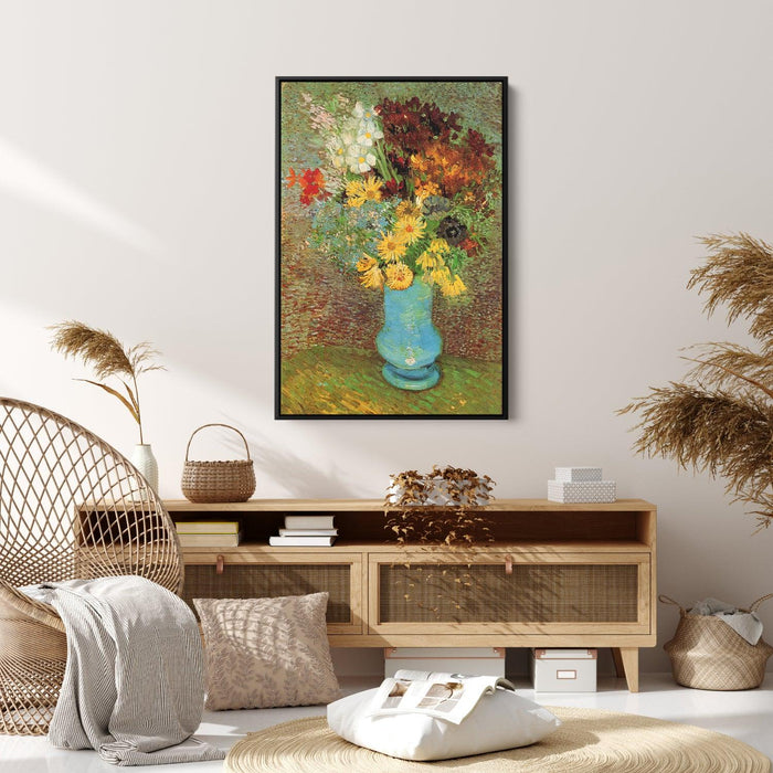 Vase with Daisies and Anemones by Vincent van Gogh - Canvas Artwork