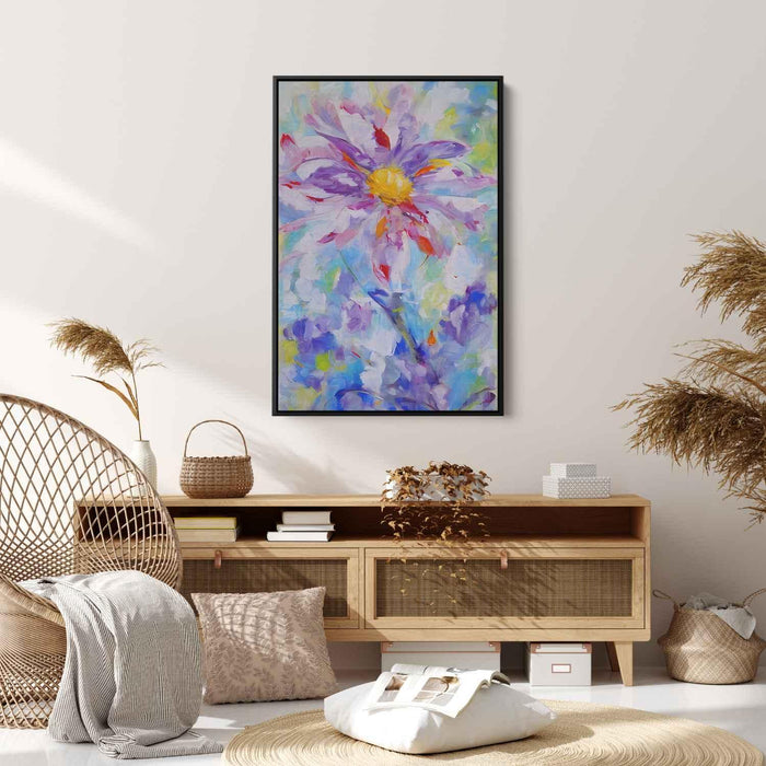 White Abstract Flower #205 - Kanvah