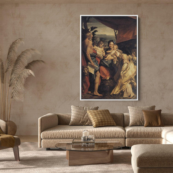 Madonna with St. Jerome (The Day) by Correggio - Canvas Artwork