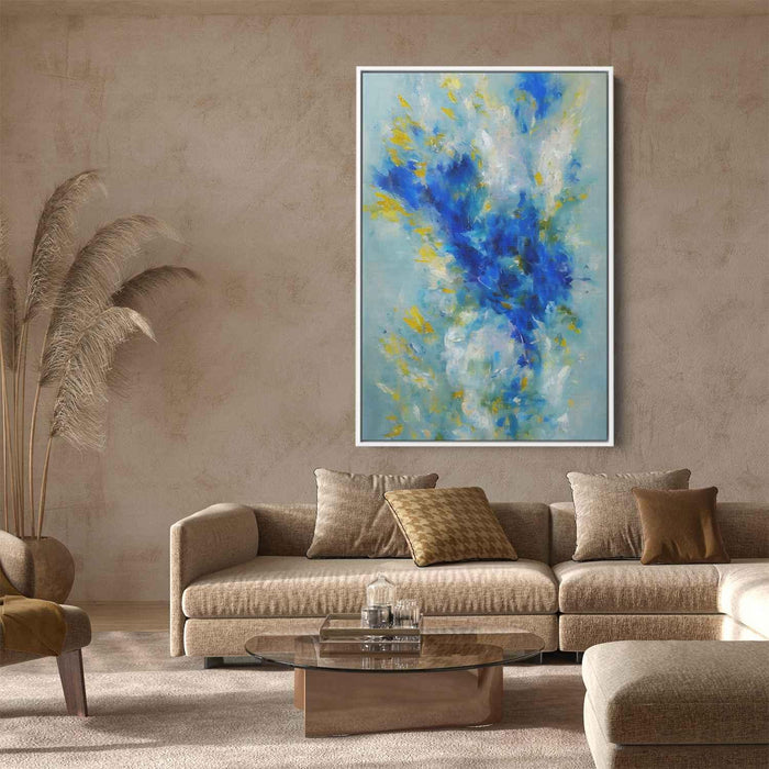 Blue Abstract Flower #210 - Kanvah