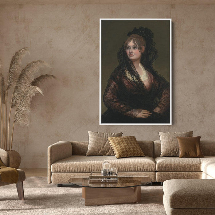 Dona Isabel de Porcel by Francisco Goya - Canvas Artwork