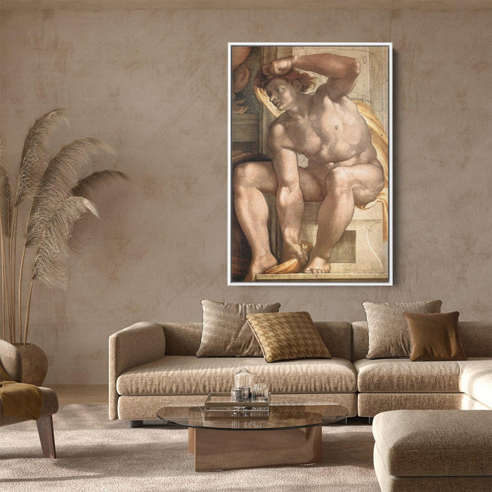 Ignudo by Michelangelo - Canvas Artwork